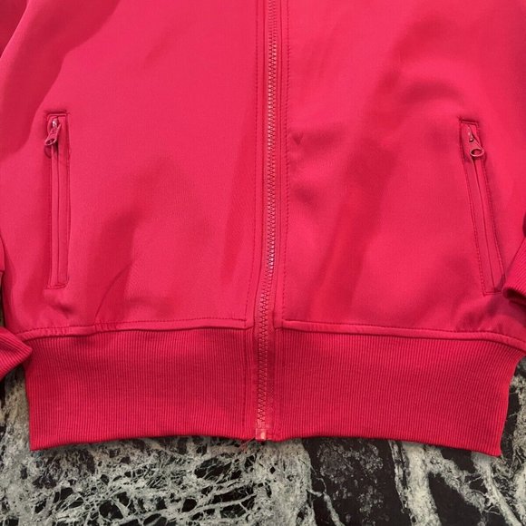 NWT WOMEN'S THEO & SPENCE RUNNING FITNESS TRACK JACKET red SZ S $88 - Picture 7 of 10
